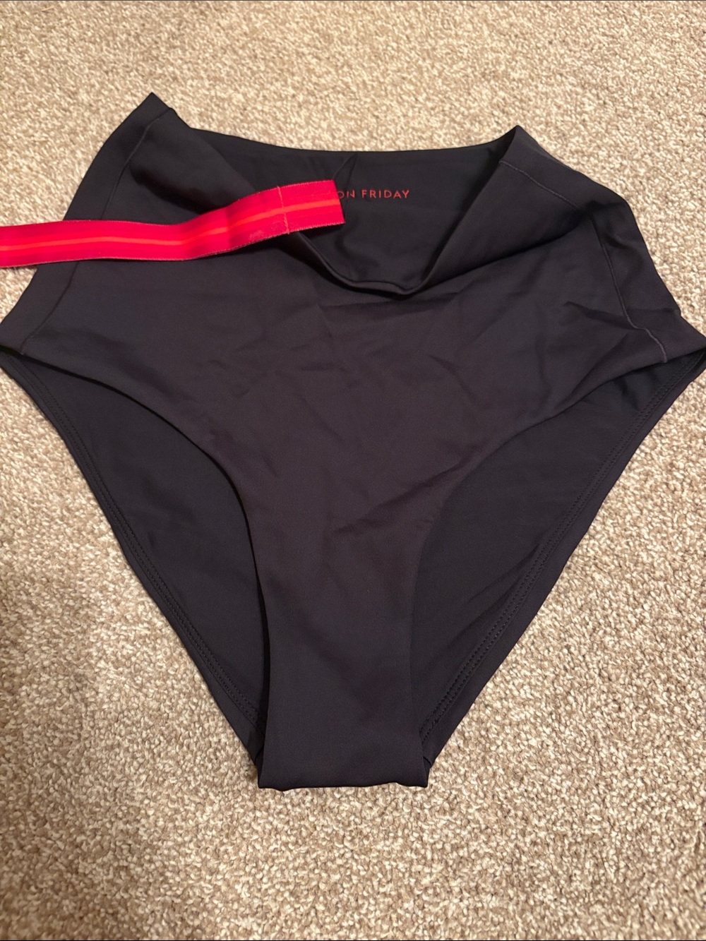 NWT Left On Fridays Black High-Waist Bottoms